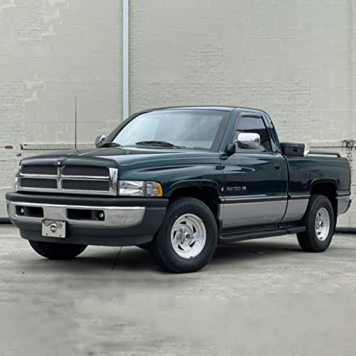 Apsve Headlight Assembly For 1994-2001 Dodge Ram 1500,94-02 Ram 2500 3500 Headlights Headlamp Replacement (Non-Sport Models), Chrome Housing Clear Lens #TOP7