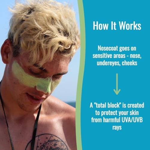 Zinka Colored Zinc Oxide Sunblock – High Zinc Formula for Nose and Face, 2 Pack, White