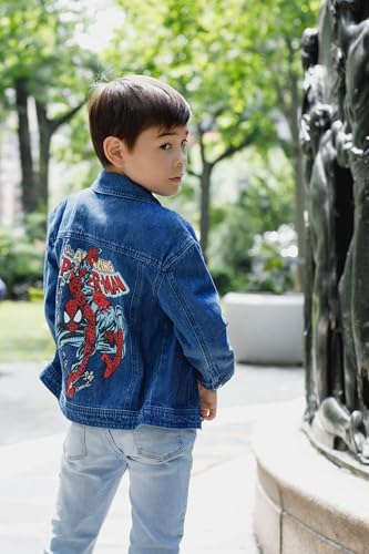 Marvel Spider-Man Denim Jacket Toddler to Big Kid4