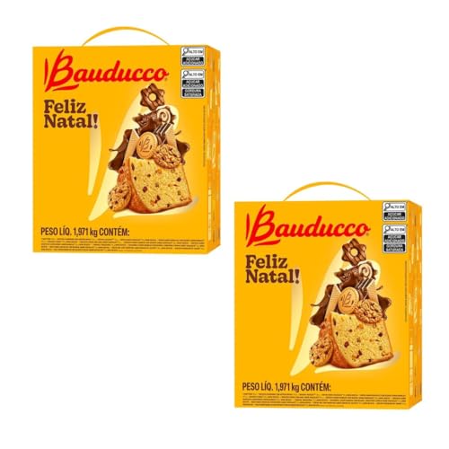Cesta De Natal Bauducco Pequena Com Panetone - 15 Itens