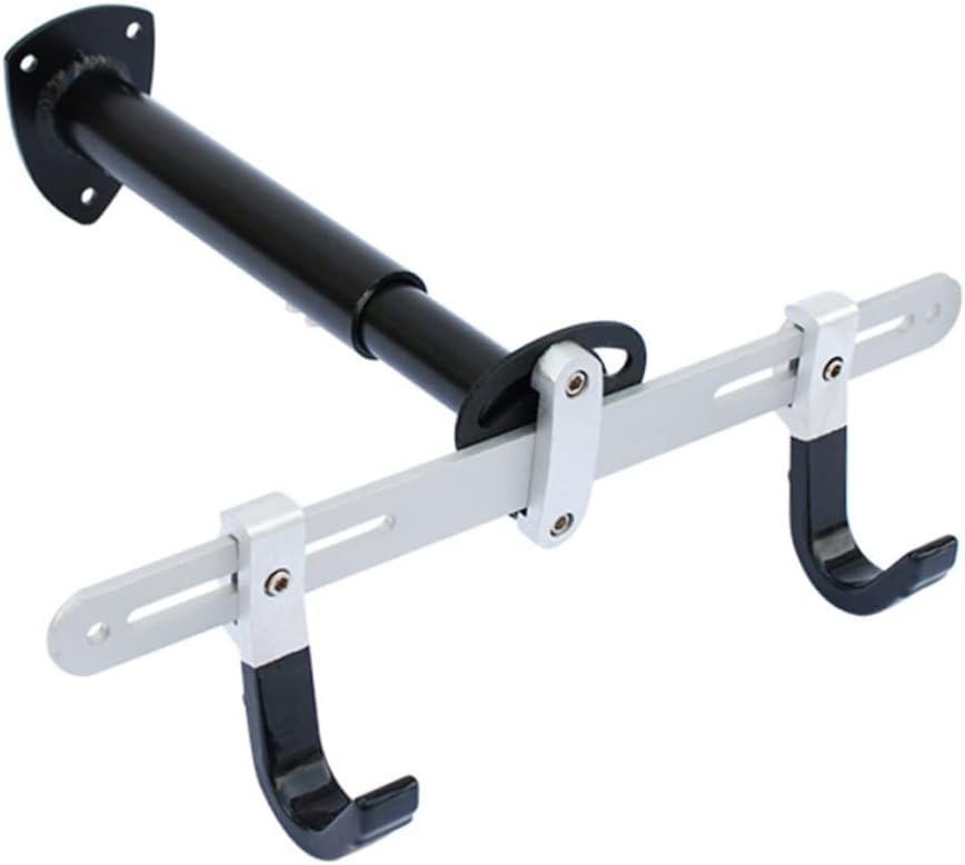 KESYOO Wall Mounted Bike Hanger Rack Adjustable Vertical Hook for Road and Mountain Bikes Children Balance Storage Solution Indoor Garage Organizer