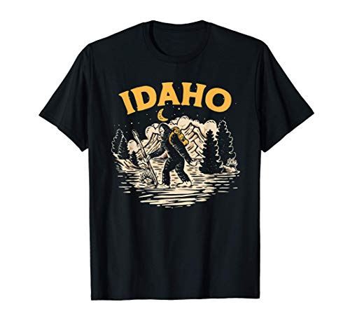 Idaho Bigfoot Nighttime Stroll T-Shirt