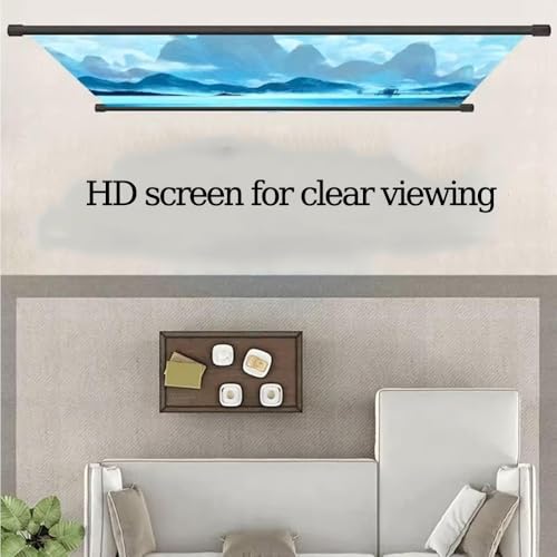 Pantalla manual para proyector 72 pulgadas 4:3 miniatura 5