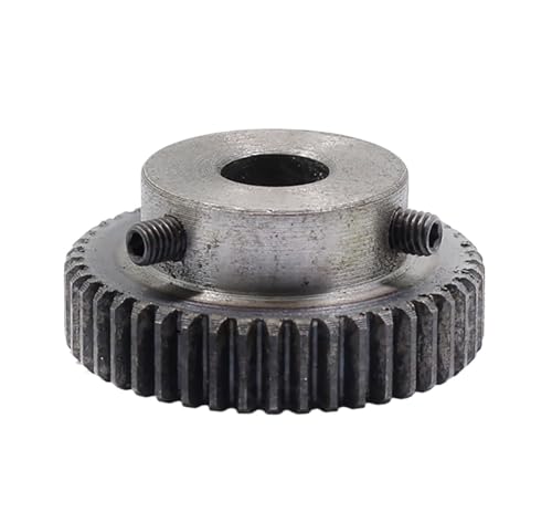 Bevel Gear Pinion Hardware Mechanical 1Pcs 31T-80T Module 1 Spur Gear Motor Gear 1M 45# Steel CNC Mechanical Transmission Gear Bore 8mm(36 Teeth)