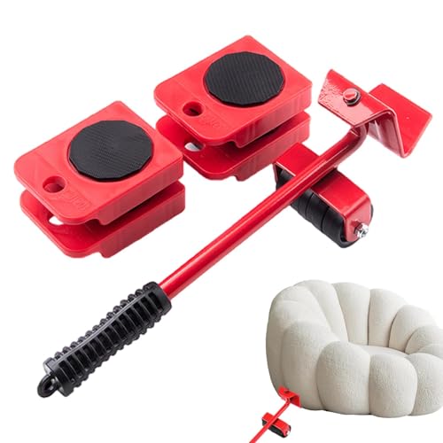 COMFOLIVING Traslochi per mobili con ruote, strumento di sollevamento mobili - Tirante per attrezzi per il trasporto di mobili, strutture meccaniche fisiche a 90 gradi Strumenti per per mover per