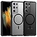 TIANNIUKE Magnetic Case for Samsung Galaxy S21 Ultra, Translucent Matte Anti-Fingerprint, Compatible with MagSafe, Slim Fit Shockproof Protective Phone Case for Galaxy S21 Ultra