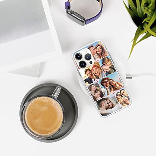 Robertsshop Personalized Picture Multiple Design Phone Case Cover Collage Photo Custom Own Customized Xmas Valentines Compatible With Iphone 8 X Xr 11 12 13 Pro Max Samsung Galaxy S20 S21 Transparent #TOP4