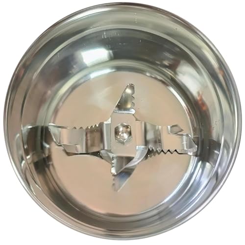 Image of Mixer grinder Jar, Chutney Jar (Fits on 2 Lock & 4 Teeth Coupler 180ml) Bajaj, jyothi, Crompton, prestige, Preethi, Sumeet, Orient, rico, croma, Jaipan, lifelong etc.(180 Ml)