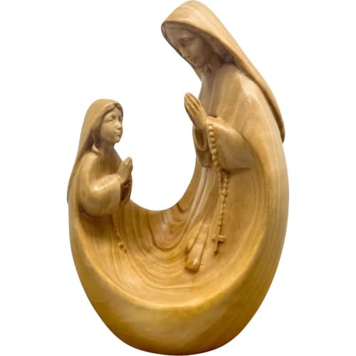 Figurine de crèche Vierge avec Bernadette pour une déco spirituelle - 6