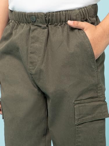 Image of Alan Jones Clothing Kids Stretch Fit low Rise Cargo Pant