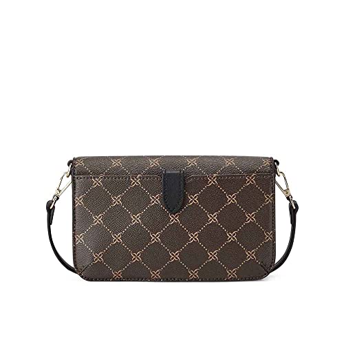 Nine West Linnette Wallet On A String, Brown/Black Logo #TOP5