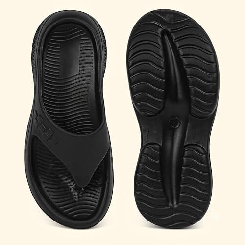Image of Men's Premium Comfort Slip-On Slippers with Soft Cushioned Footbed, Lightweight Flexible Sole, Anti-Slip Outsole for Indoor Outdoor Daily Wear