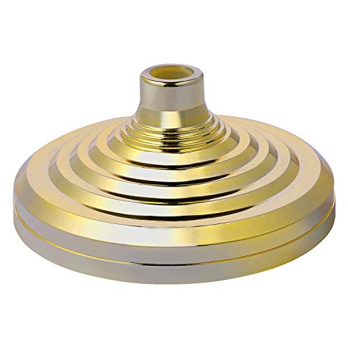 Jushen Flag Pole Base, Metallic Gold Indoor Floor Flag Stand Flagpole Mount