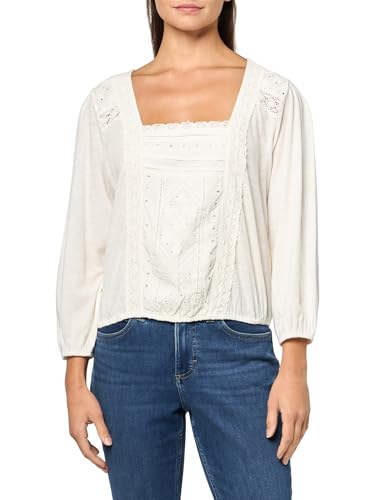 Blouse paysanne Lucky Brand col carré haut bohème chic été femme