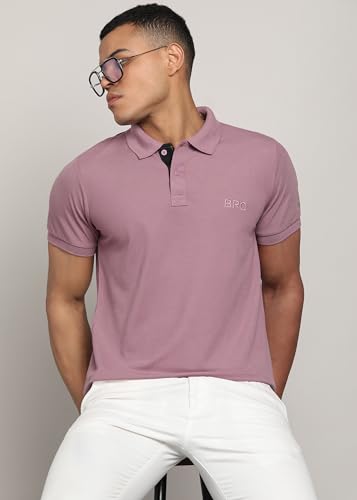 Image of INKKR Men's Solid Polo Neck Half Sleeve Stylish T-Shirt Combo