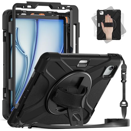 Coque iPad Air 11 2024 M2 protection silicone pour le travail nomade et les enfants