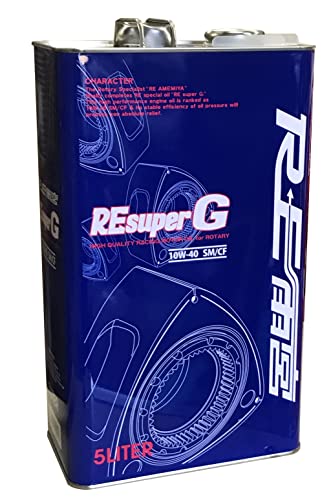 Amazon | 雨宮RE SUPER-G エンジンオイル 10W-40 SM 5L缶 | 車用