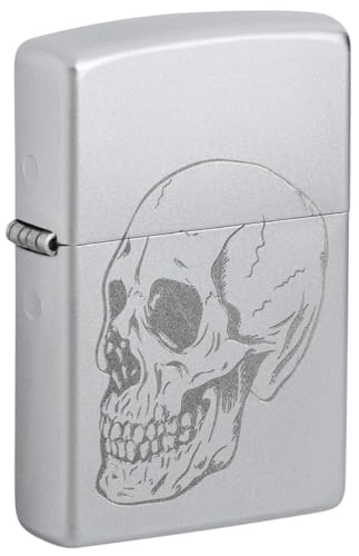 Encendedor Zippo con grabado personalizado diseño calavera miniatura 1