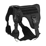 Dog Vest with Chest Strap for Training, Heavy Duty Pet Vest with Handle, Adjustable Dog Vest for 30-48kg, L Size - Image 1