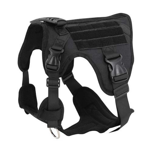 Dog Vest with Chest Strap for Training, Heavy Duty Pet Vest with Handle, Adjustable Dog Vest for 30-48kg, L Size