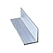 GatherTOOL 6063 Right Angle Aluminum L-Shaped Sides 30mm X 30mm Series Aluminum Alloy Thickness 1mm/2mm/3mm/5mm Aluminum Edging Triangle Profile DIY (Size : 24cm 2Pcs, Color : Thick 1mm)