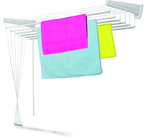 Garhe Étendoir plafond ou mural Roma modèle 1.40 m