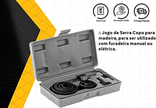 Jogo De Serra Copo Para Madeira, 19 A 64 Mm Mtx