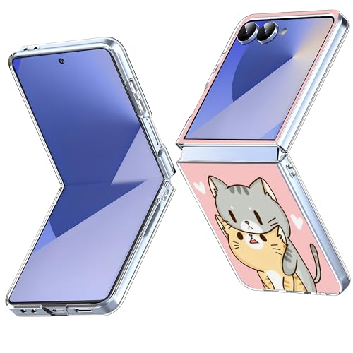 Coque Galaxy Z Flip 7 chat vert - Accessoire idéal pour vos sorties urbaines - 4