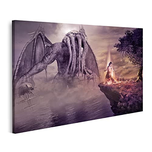 islandburner Tableau sur Toile Invocation d'un Ancien Monstre d'invocation de Monstres Cadre Affiche Poster Murale Tableaux