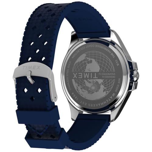 Image of TIMEX Harborside Coast Round 43mm Blue Dial Analog Men Watch - TW2Y33400UJ