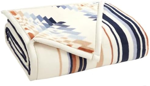 Pendleton Reversible Plush Throw - 50" x 70" (1, Savanna Stripe) - Image 3