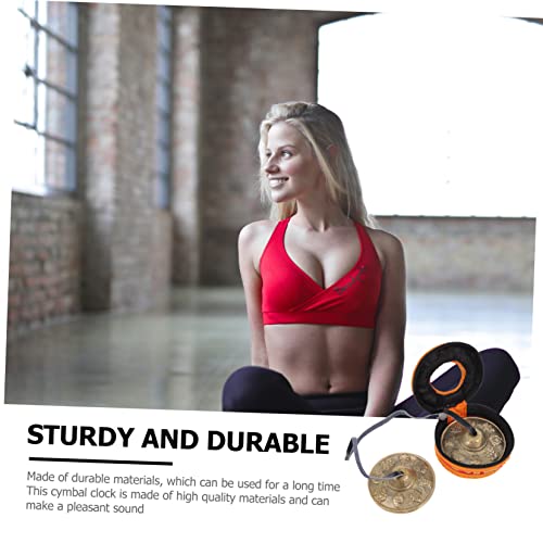 Abaodam 3 Pecas Sino Meditação Tocando Sino Tibetano Meditação Tingsha Sinos Cura Pratos Ioga Sino P