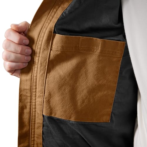 Carhartt Herren 106781 Rugged Flex® Duck Relaxed Fit Bomberjacke, Braun (Carhartt Brown), L
