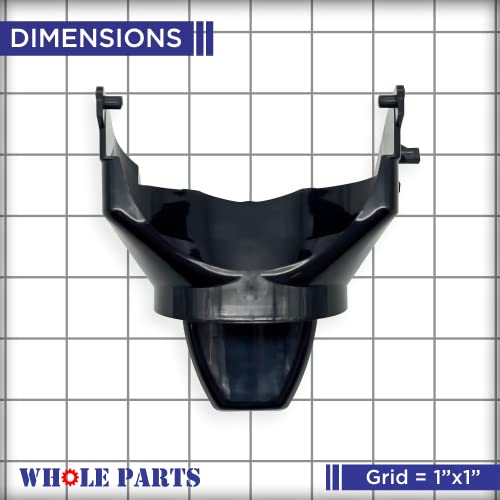 Whole Parts Refrigerator Ice Dispenser Actuator (Black) Part # 241681903 - Compatible With Westinghouse, Crosley, & Frigidaire Refrigerators - Non-Oem Appliance Parts & Accessories - 2 Yr Warranty #TOP4