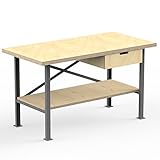 Werkbank universal einsetzbar als Arbeitstisch, Packtisch, Montagetisch - AUPROTEC Qualität Made in Germany