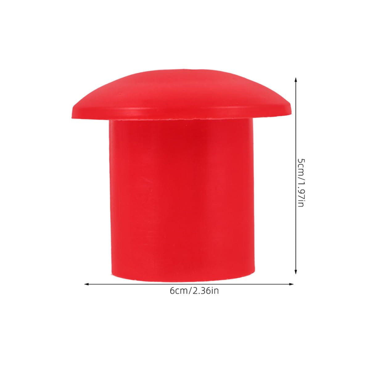 SEWACC Capuchons de Sécurité pour Barres D'armature Plastique 16-25 Mm, Polypropylène Robuste, Lot de 50 Pièces, Protection Chantier, Accessoires Réutilisables pour Armatures en Acier