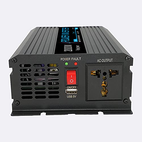 Inversor,Inversor 12v 220v Inversor de Coche 12V a 220V 24V Convertidor de energía automotriz