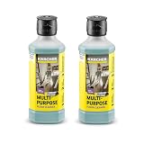 Kärcher Bodenreiniger Universal RM 536, für streifenfreie Ergebnisse auf allen Hartböden, 500ml Konzentraft ergeben verdünnt 40l Reinigungsflüssigkeit (Packung mit 2)