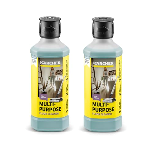 Kärcher Bodenreiniger Universal RM 536, für streifenfreie Ergebnisse auf allen Hartböden, 500ml Konzentraft ergeben verdünnt 40l Reinigungsflüssigkeit (Packung mit 2)