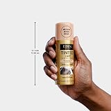 EBIN NEW YORK Farbowana koronka w aerozolu w sprayu do jasnych ciepłych brązowych peruk - 80 ml - naturalne pokrycie dla skóry jasnobrązowej, ciepły, z efektem prawdziwej skóry głowy