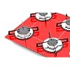 Cooktop 4 bocas Chamalux ultra chama vermelho Bivolt T.C 7 413GCXLcdPL. SL500 . SS100