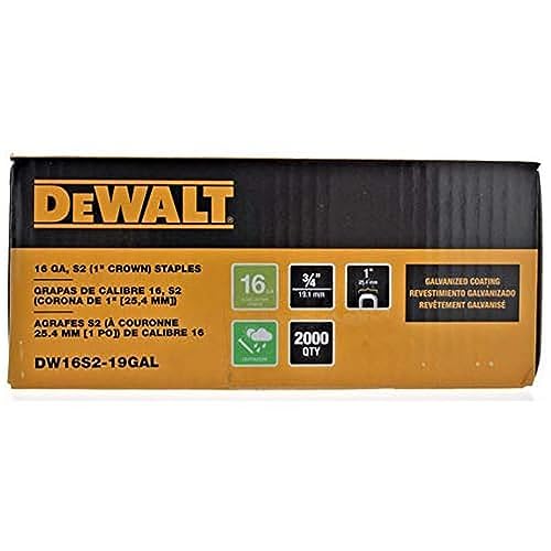 DEWALT DW16S2-19GAL 3/4