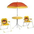 Outsunny Conjunto de Mesa y Sillas para Exteri…