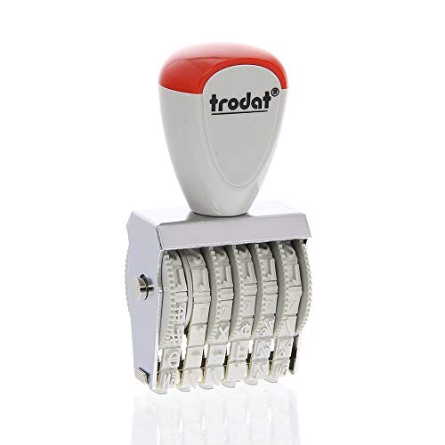 Trodat Dialer Druckplatte separatem 1546.0 Stempel weiß