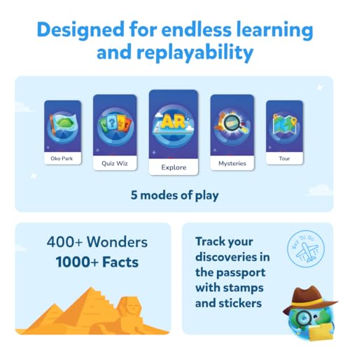 PlayShifu Globe for Kids– Orboot Earth: Interactive Kids Globe with 1000+ Facts on Animals, Places & Monuments | Tech-Powered Learning Toy & STEM Gift for Kids Ages 4–10 by Shifu - Image 2