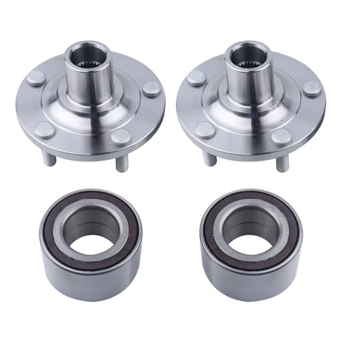 MISIOEK 2 x Front Wheel Hub Bearing Assembly Fit for 2005-2013 Mazda 3,2006-2013 Mazda 5,Replace 510102