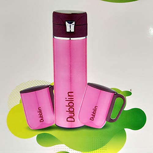 Image of DUBBLIN Water Bottle 420 ml with 2 Mug 220 ml Regent Gift Set