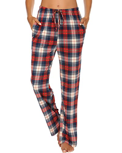 Ekouaer Womens 2 Pack Lounge Pants Comfy Pajama Pants Plaid Pajama Bottoms With Pockets Drawstring Pj Bottoms Pants #TOP9