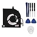 ASHATA Ventilador de Refrigeración de Laptop,Reemplazo de Ventilador de Enfriamiento 4 Pines para Computadora Portátil,Compatible con MSI GS63VR/GS73VR