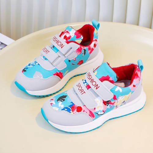 IWIHMIV Kids Running Shoes Girls Athletic Shoes Non Slip Girls Lightweight Fashion Casual Sports Walking Shoes Running Sneakers2